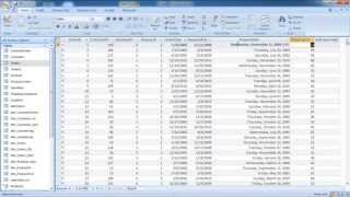 How to Format Date and Time Values in Access [upl. by Euqinobe]