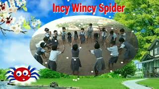 Incy Wincy Spider  2nd std English Poem Incy Wincy Spider [upl. by Rezal]