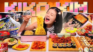 ASMR COOKING amp EATING MUKBANG 🍜🍗 RAMEN SPICY CHICKEN GYOZA [upl. by Piers]