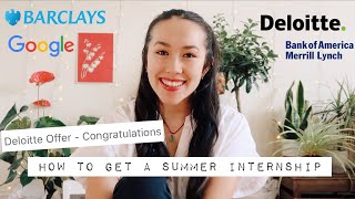 How to get a summer internship in London  a big four finance company [upl. by Lyndsey]