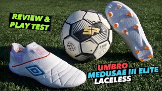 UMBRO MEDUSAE III ELITE LACELESS  REVIEW amp PLAY TEST 🔥 [upl. by Hsan]