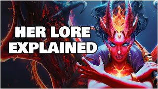 Dota 2 Hero Lore  Queen Of Pain amp The Eminence Of Ristul Arcana [upl. by Leeban]