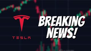 Breaking News for Tesla Stock Get Ready for a Bounce [upl. by Sanfo]