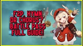 Battle Pass Guide Gnostic Hymn or NAH  Genshin Impact [upl. by Floridia]