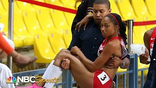 Allyson Felix toppled by injury FraserPryce in memorable 2013 200m  NBC Sports [upl. by Adrian464]