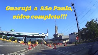 GUARUJÁ PITANGUEIRAS A SÃO PAULO RODOVIA IMIGRANTES VÍDEO COMPLETO SEM CORTE [upl. by Odnala]