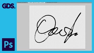 Create a Digital Signature in Adobe Photoshop Colour Range Tool amp Minimum Tool [upl. by Leoy]