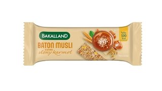 Test Batona Musli Słony Karmel BAKALLAND [upl. by Pero]