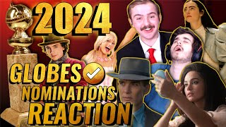 Golden Globes 2024 Nominations LIVE REACTION  Back Lot Banter [upl. by Griz]