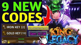 UPDATE🔥KING LEGACY CODES FOR KEYS 2024  ROBLOX KING LEGACY CODES [upl. by Halsted401]