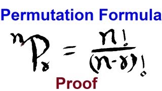 Proof Permutation Theorem  Permutation Formula Derivation [upl. by Areic437]