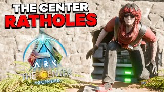 Top Best Ratholes On Center  ARK Survival Ascended MESH HOLES [upl. by Koetke]