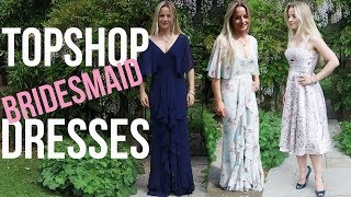 Trying TOPSHOP Bridesmaid Dresses [upl. by Inavoj950]