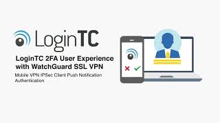 Two factor authentication for WatchGuard SSL VPN LoginTC User Experience [upl. by Tarsus]