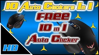 Free 10 In 1 Auto Clicker Contains 10 Auto Clickers In 1 Super Fast Clicks [upl. by Burnaby15]