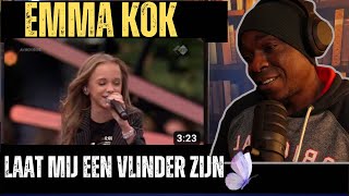 quotEmma Kok Stuns in Laat mij een vlinder zijn LIVE at Zapp Muziekfeest op het plein Kings React 🦋✨ [upl. by Jacinta]