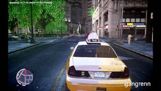 GTA4EFLC  taxi mission [upl. by Hevak504]