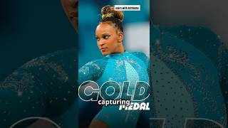 quotBrazils Bright Star Andrade Shines with Olympic Goldquot rebeca gymnasticsgoat parisolympics [upl. by Ardussi]