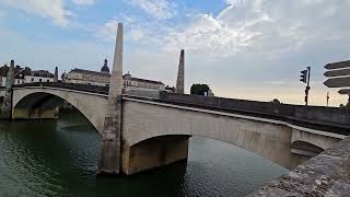 Chalonsur Saone France Cycling Portugal to Germany Day 33 [upl. by Kessiah765]