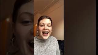 Georgie Henley does American accent [upl. by Nomyad]