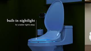 KOHLER Bidet Seats with Integrated Nightlight [upl. by Aloibaf448]