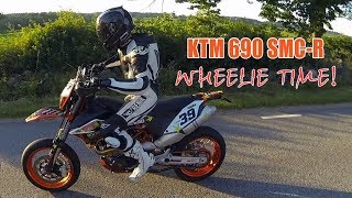 KTM 690 SMCR Wheelie Time [upl. by Nelyag509]