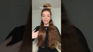 Thermal blowout brush hair tutorial amp tips hair blowout hairtutorial hairstyle [upl. by Anelaf793]