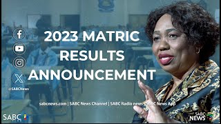 2023 Matric results announcement [upl. by Ylrebmek]