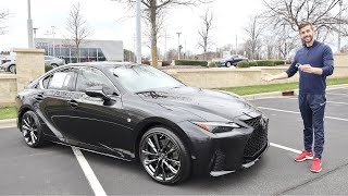 2023 Lexus IS 350 F Sport POV Start Up Test Drive Walkaround and Review [upl. by Irolav638]