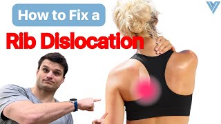 How to Fix a Rib Dislocation Relief Today [upl. by Yeta]