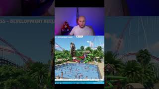 Léon marchand dans Planet Coaster 2 rollercoastertrip planetcoaster planetcoaster2 waterpark [upl. by Martinez]