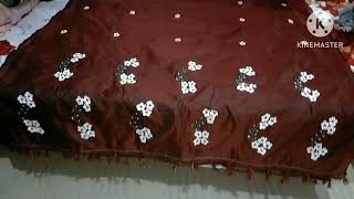 Applique Design Designer Mekhela Chador  New Design [upl. by Valley587]