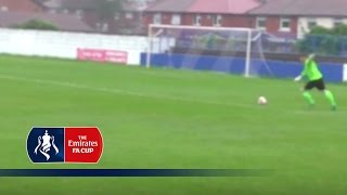 Unbelievable Goalkeeper scores from own box 80yards Emirates FA Cup  Goals amp Highlights [upl. by Downey203]