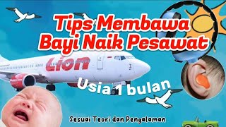 Pengalaman Membawa Bayi 1 Bulan Naik Pesawat Persiapan dan Tips agar Tetap Telinga Aman dan Nyaman [upl. by Eidnim]