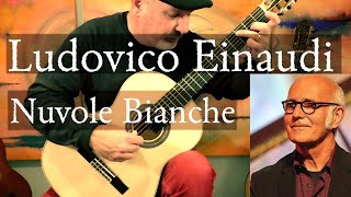 NUVOLE BIANCHE  Ludovico Einaudi  Fingerstyle Guitar Arrangement [upl. by Anyrak]