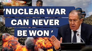 Russian Foreign Minister Rings Nuclear War Alert As Ukraine Fires US Made Missile  NDTV Profit [upl. by Fabrin]