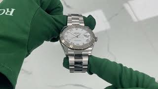 Rolex Datejust 36mm White Dial Roman Numeral 126334 Mens Watch [upl. by Robillard]