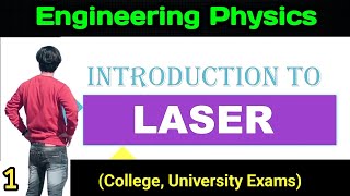 LASERS INTRODUCTION engineering physics rgpv unit4 Lasers  ordinary light Vs laser light [upl. by Amati934]