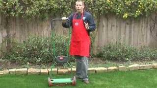 Brill Luxus 38 reel lawn mower product video [upl. by Ilyse812]