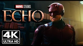 All Daredevil Scenes  Marvels Echo  4K Ultra HD [upl. by Ayrb]