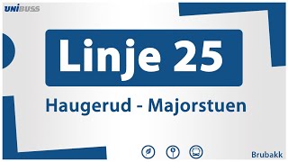 Linje 25 Haugerud  Majorstuen [upl. by Archie]