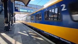 Trein rijdt met 140 door Woerden [upl. by Artemahs]