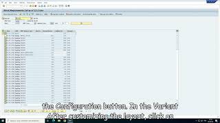 How to adjust MD04 layout  SAP HOW TO [upl. by Iat]