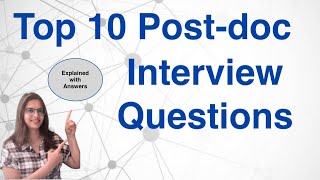 Top 10 Postdoc Interview Questions  Postdoc preparation [upl. by Otipaga]