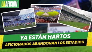 Liga MX se queda sin gente aficionados abandonan los estadios durante el Apertura 2024 [upl. by Euell]