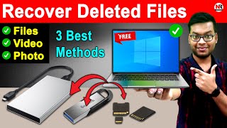 How to Recover Deleted Photos From SD Card Free  How to Recover Photos Videos Documents Files [upl. by Heilman616]