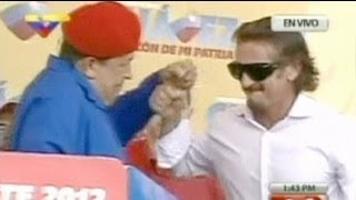 Sean Penn unterstützt Hugo Chavez [upl. by Aneras]