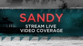 Sandy Coverage  The Weather Channel [upl. by Arrais]