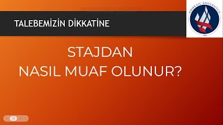 Kırıkkale MYO Stajdan Nasıl Muaf Olunur [upl. by Karlik]