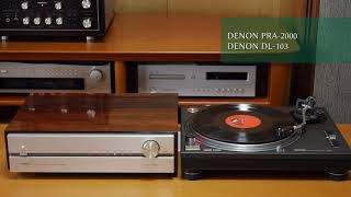 DENON PRA2000 vs Phasemation EA300 DENON DL103 R Strauss Also sprach Zarathustra [upl. by Auria]